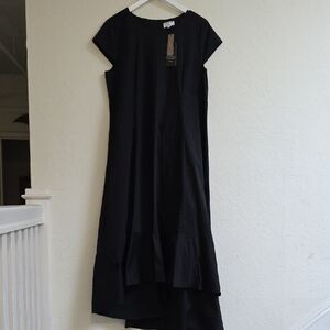 Universal Standard Black High Low Dress